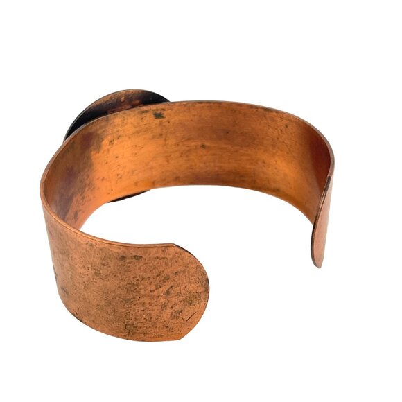 Vintage Copper Virgo Zodiac Cuff Bracelet - Picture 5 of 8